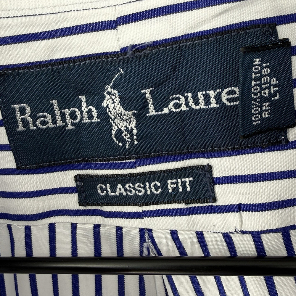 Polo Ralph Lauren men's Classic Fit long-sleeve button-down oxford shirt Size 17 - Picture 4 of 5